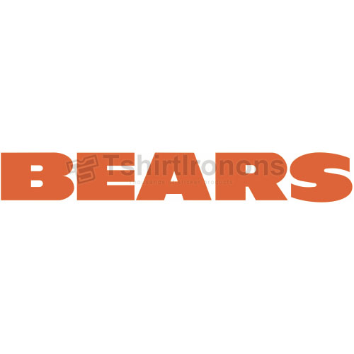 Chicago Bears T-shirts Iron On Transfers N450 - Click Image to Close